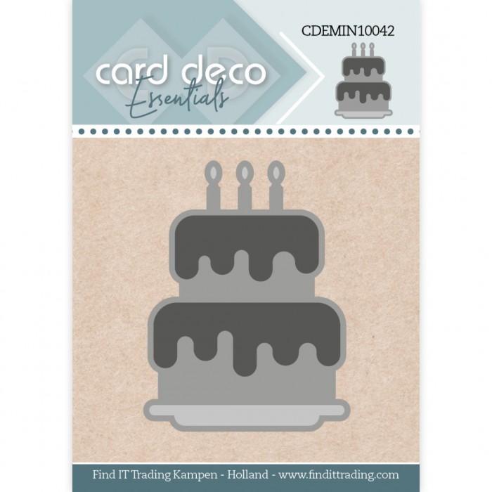 Snijmal - Card Deco Essentials - Cake - CDEMIN10042