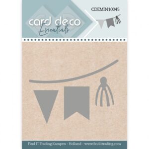 Snijmal - Card Deco Essentials - Bunting Flags - CDEMIN10045