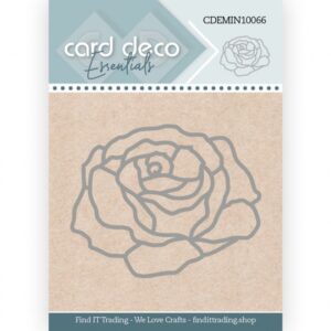 Snijmal - Card Deco Essentials - Rose - CDEMIN10066