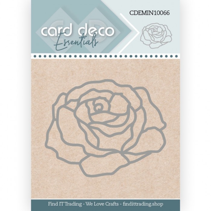 Snijmal - Card Deco Essentials - Rose - CDEMIN10066