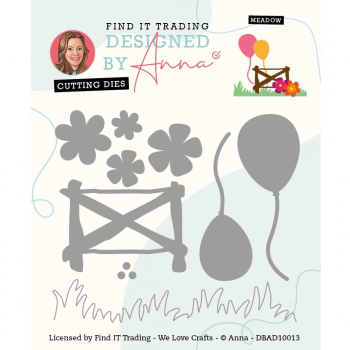 Snijmal - Designed By Anna - Mix & Match Cutting Dies: Meadow - DBAD10013