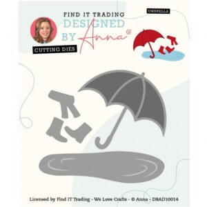 Snijmal - Designed By Anna - Mix & Match Cutting Dies: Umbrella - DBAD10014