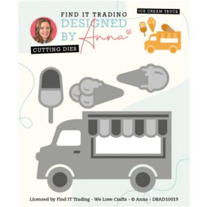 Snijmal - Designed By Anna - Mix & Match Cutting Dies: Ice Cream Truck - DBAD10019