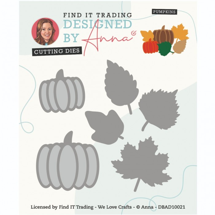 Snijmal - Designed By Anna - Mix & Match Cutting Dies: Pumpkins - DBAD10021