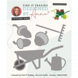 Snijmal - Designed By Anna - Mix & Match Cutting Dies: Wheelbarrow - DBAD10022