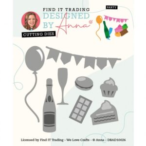 Snijmal - Designed By Anna - Mix & Match Cutting Dies: Party - DBAD10026