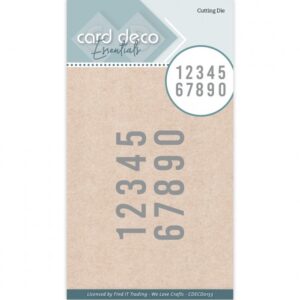 Snijmal - Card Deco Essentials - Numbers - CDECD0153