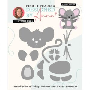 Snijmal - Designed By Anna - Mix & Match Cutting Dies: Mabel Mouse - DBAD10048