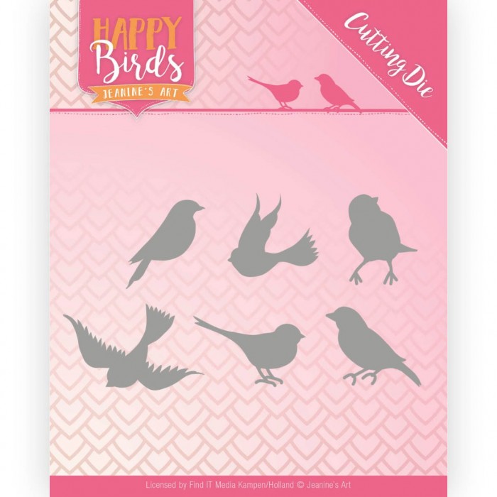 Snijmal - Jeanine's Art - Happy Birds - JAD10090