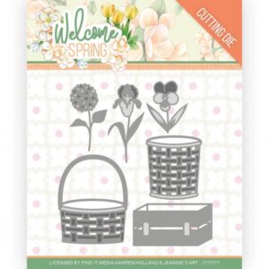 Snijmal - Jeanine's Art - Welcome Spring: Spring Basket - JAD10116