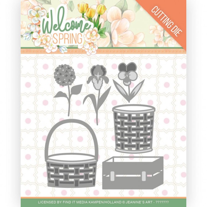 Snijmal - Jeanine's Art - Welcome Spring: Spring Basket - JAD10116