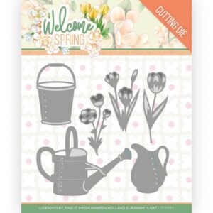 Snijmal - Jeanine's Art - Welcome Spring: Watering Can And Bucket - JAD10117