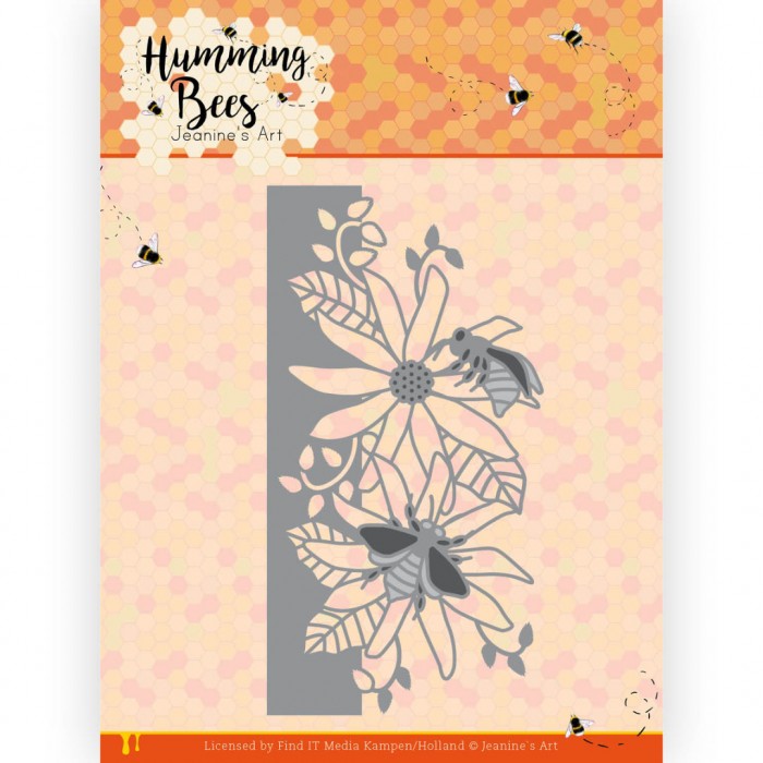 Snijmal - Jeanine's Art - Humming Bees: Flower Border - JAD10126