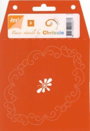 Snijmal - Joy! Crafts - Basic Stencils By Chrissie: 5 - 6001/1605