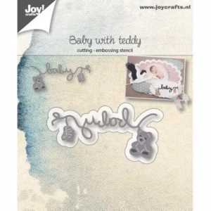 Snijmal - Joy! Crafts - Baby with Teddy - 6002/1038