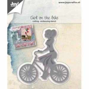 Snijmal - Joy! Crafts - Girl on the Bike - 6002/1058