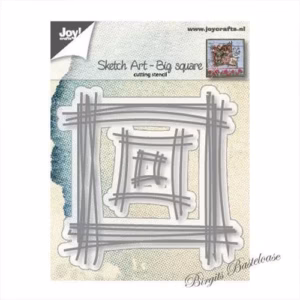 Snijmal - Joy! Crafts - Sketch Art: Big Square - 6002/1243