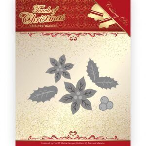 Snijmal - Precious Marieke - Touch of Christmas: Poinsettia - PM10187