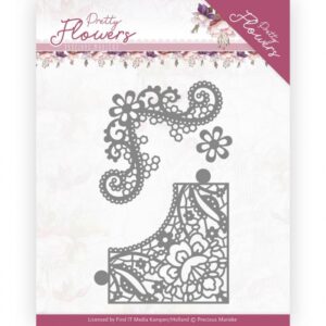 Snijmal - Precious Marieke - Pretty Flowers: Lace Corner - PM10190