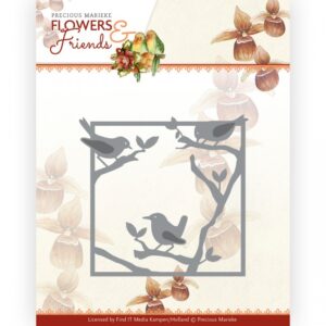 Snijmal - Precious Marieke - Flowers & Friends: Bird Frame - PM10232