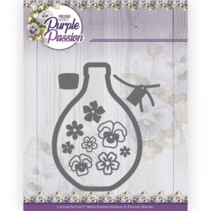 Snijmal - Precious Marieke - Purple Passion: Vase With Pansies - PM10248
