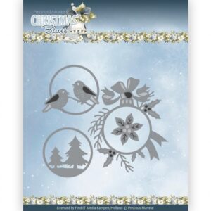 Snijmal - Precious Marieke - Christmas Blues: Christmas Baubles - PM10259