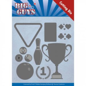 Snijmal - Yvonne Creations - Big Guys - Play to Win - YCD10170