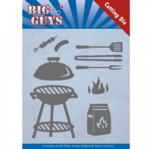 Snijmal - Yvonne Creations - Big Guys - BBQ Time - YCD10171