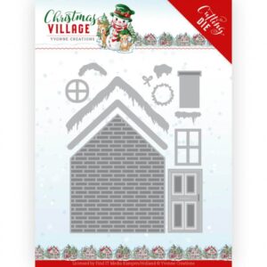 Snijmal - Yvonne Creations - Christmas Village - Build Up House - YCD10209