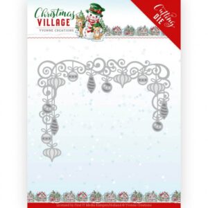 Snijmal - Yvonne Creations - Christmas Village - Christmas Baubles - YCD10211