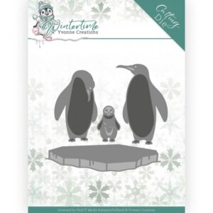 Snijmal - Yvonne Creations - Wintertime - Penguins on Ice - YCD10218