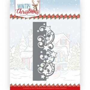 Snijmal - Yvonne Creations - Wintry Christmas - Stars Border - YCD10246