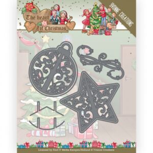 Snijmal - Yvonne Creations - The Heart of Christmas: Twinkling Decoration - YCD10254