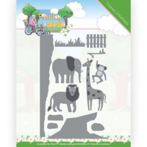 Snijmal - Yvonne Creations - Funky Day Out - Zoo - YCD10259