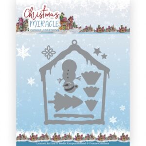 Snijmal - Yvonne Creations - Christmas Miracle - Snowman’s House - YCD10280