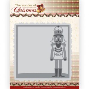 Snijmal - Yvonne Creations - The Wonder of Christmas: Nutcracker Frame - YCD10287