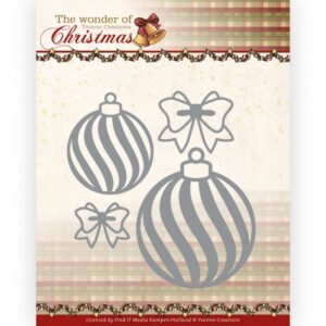 Snijmal - Yvonne Creations - The Wonder of Christmas: Christmas Wonder Baubles - YCD10289
