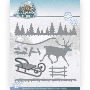 Snijmal - Yvonne Creations - Nordic Winter - Nordic Scene - YCD10293