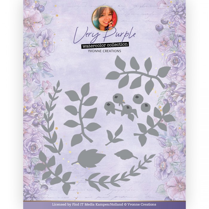 Snijmal - Yvonne Creations - Very Purple: Branches - YCD10298
