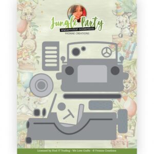 Snijmal - Yvonne Creations - Jungle Party - Jungle Car - YCD10303