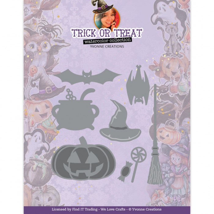 Snijmal - Yvonne Creations - Trick Or Treat: Happy Halloween - YCD10329
