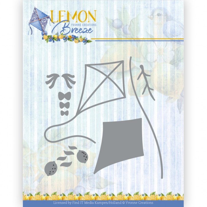 Snijmal - Yvonne Creations - Lemon Breeze: Lemon Kite - YCD10357