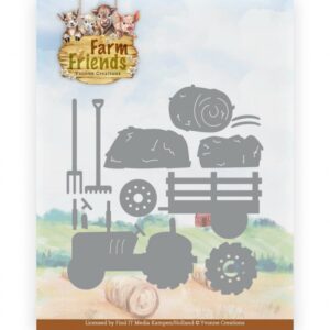 Snijmal - Yvonne Creations - Farm Friends - Tractor - YCD10365
