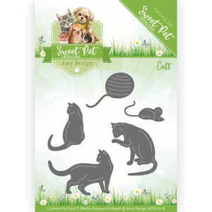 Snijmal - Amy Design - Sweet Pet Collection: Cats - ADD10118