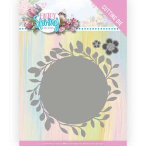 Snijmal - Amy Design - Enjoy Spring: Leaf Circle - ADD10241