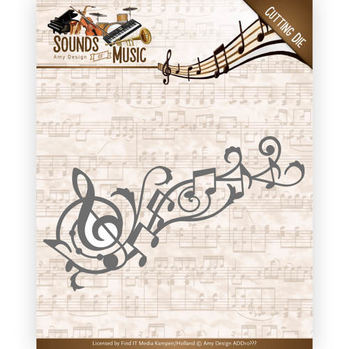 Snijmal - Amy Design - Sounds of Music: Music Swirl - ADD10136