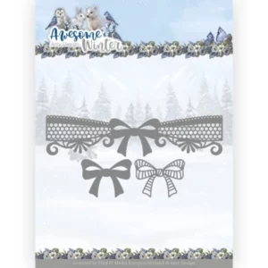 Snijmal - Amy Design - Awesome Winter: Winter Lace Bow - ADD10254