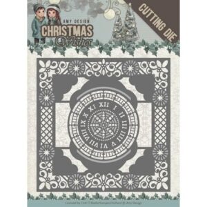 Snijmal - Amy Design - Christmas Wishes: Twelve O'clock Frame - ADD10148
