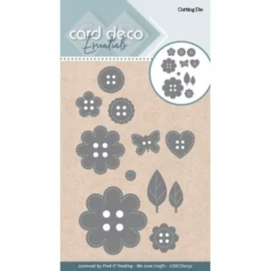 Snijmal - Card Deco Essentials - Buttons - CDECD0132
