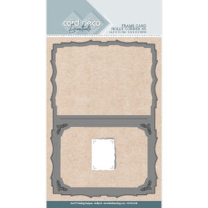 Snijmal - Card Deco Essentials - Frame Card: Holly Corner A5 - CDCD10049